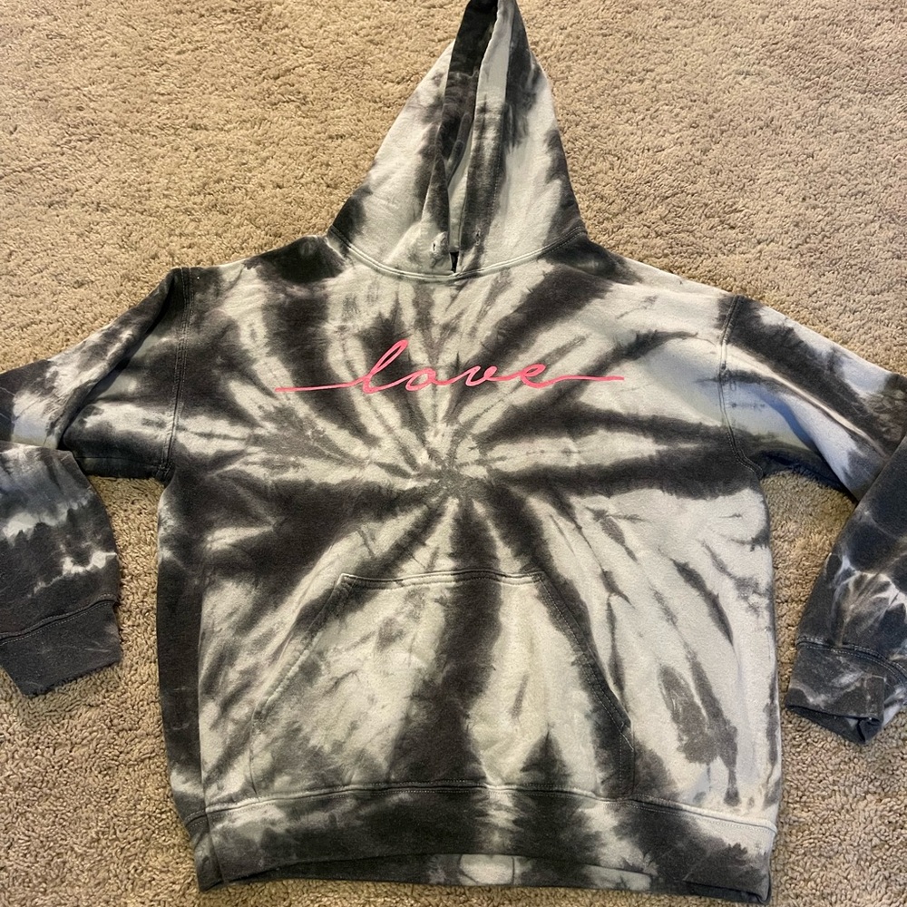Cute Tie-Dye “Love” Sweatshirt